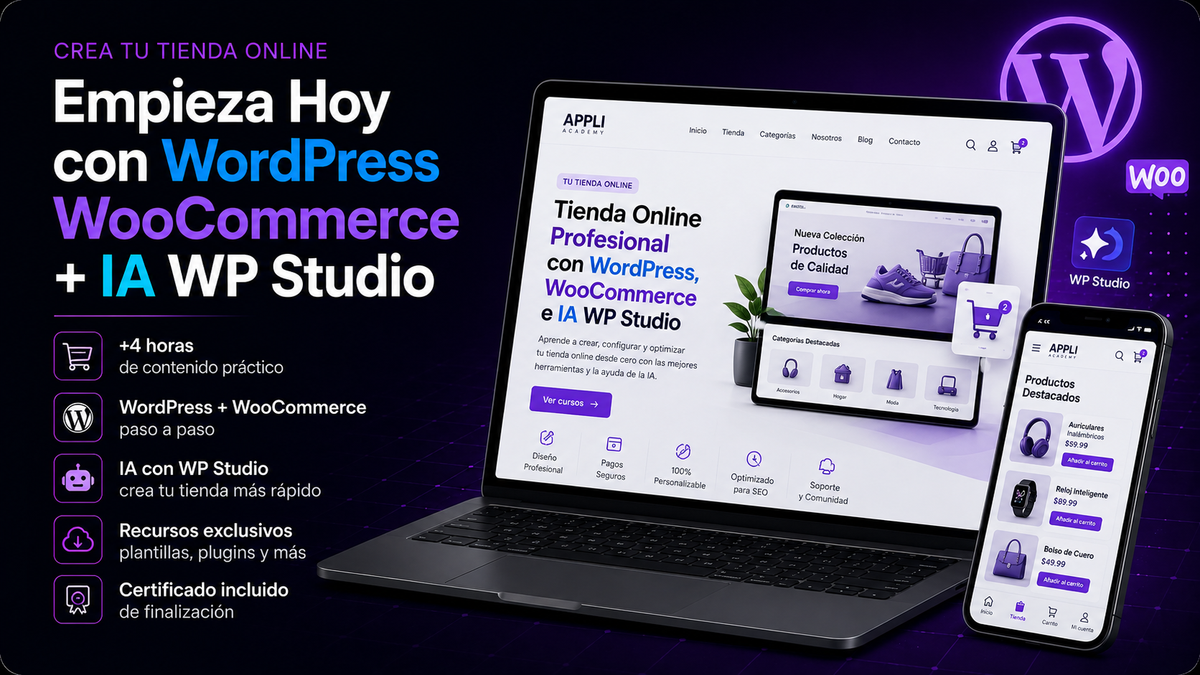 Crea una Tienda con Woocommeerce