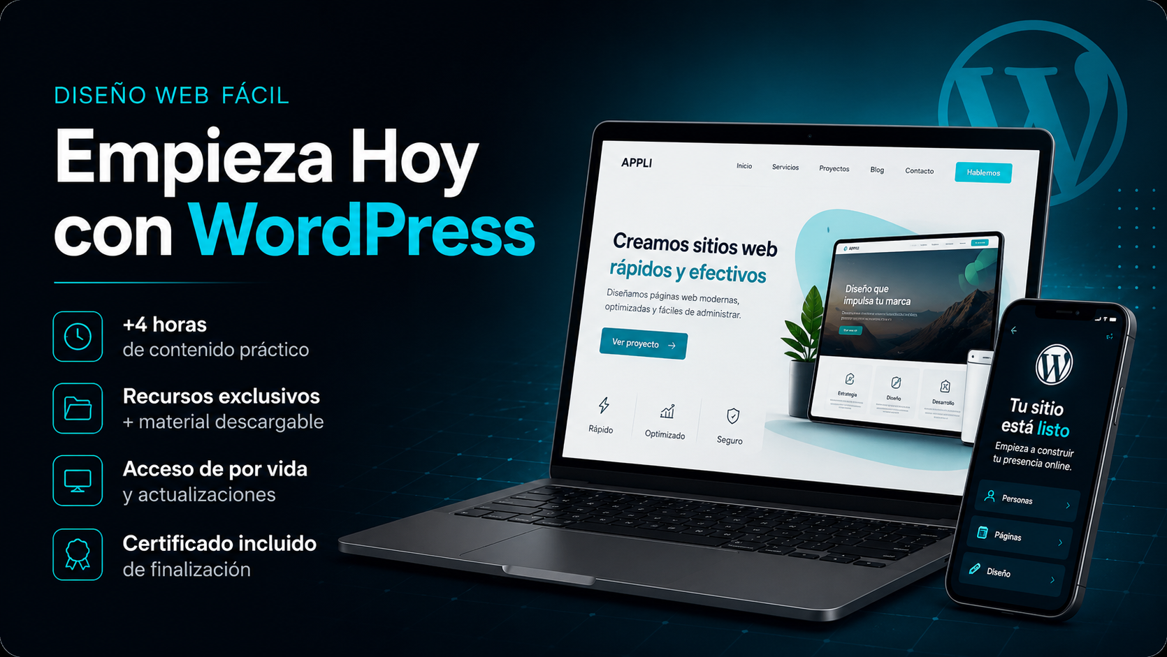Diseño Web Fácil: Empieza Hoy con WordPress y Divi